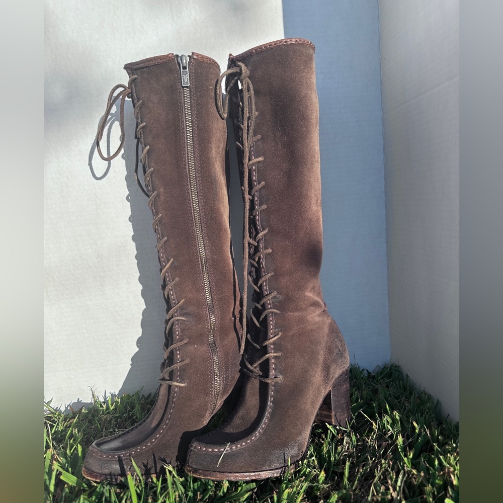 FRYE PARKER MOCCASIN LACE UP BOOT